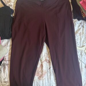 Women's Burgundy Pants